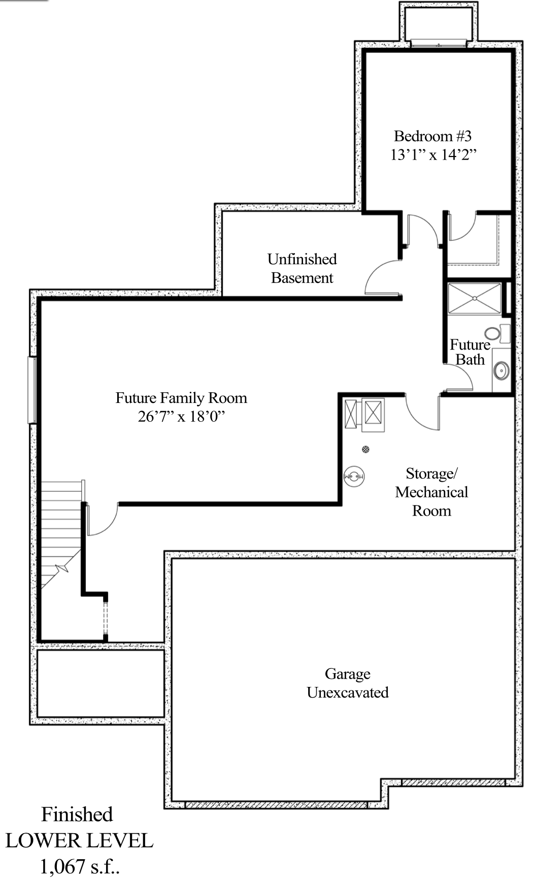 Lower Level Floorplan