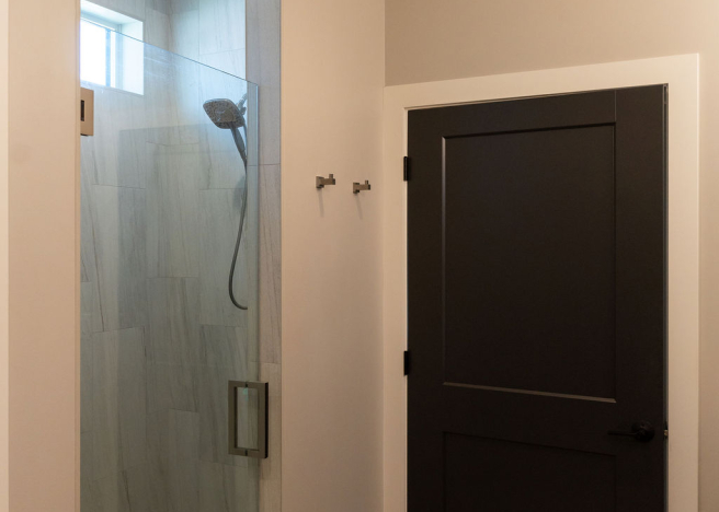Master shower