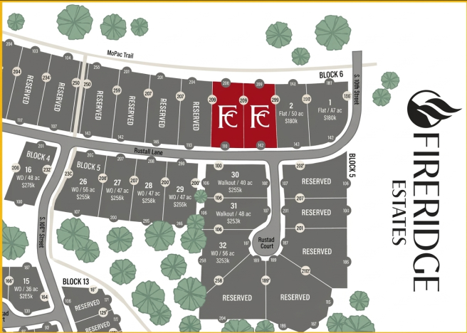Fireridge Lots